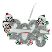 2025 Penguin Family of 3 Ornament