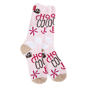 Socks - World's Softest Cozy Crew OS Hot Cocoa Bar by Homeportonline