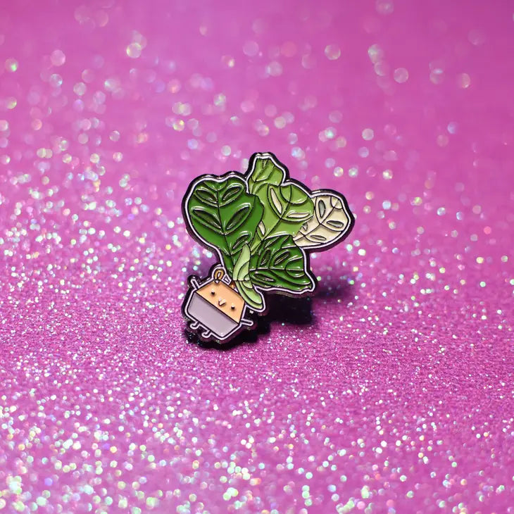 Fiddle Leaf Fig Enamel Pin by Wild Lark