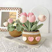 Crochet Flower Pot