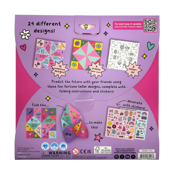 Paper Activity Kit D.I.Y. Fortune Tellers by Homeportonline