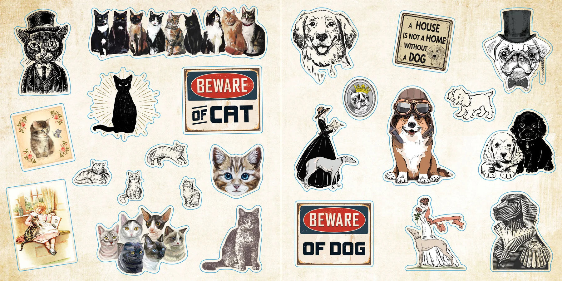 Sticker Book Ephemera! by Homeportonline