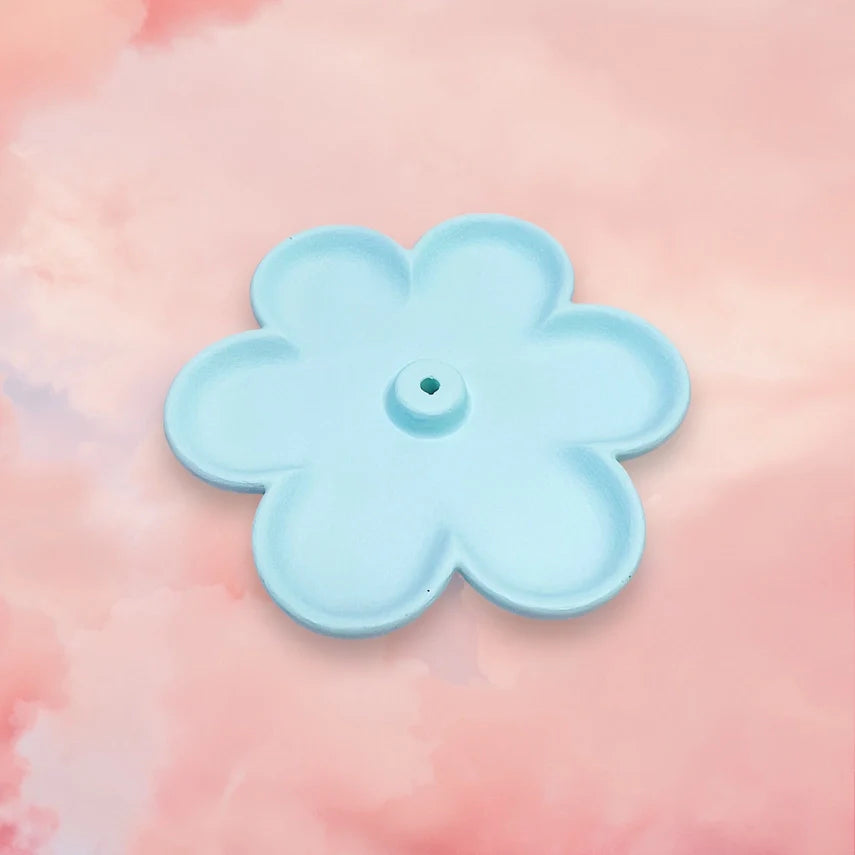 Colorful Concrete Flower Incense Holder