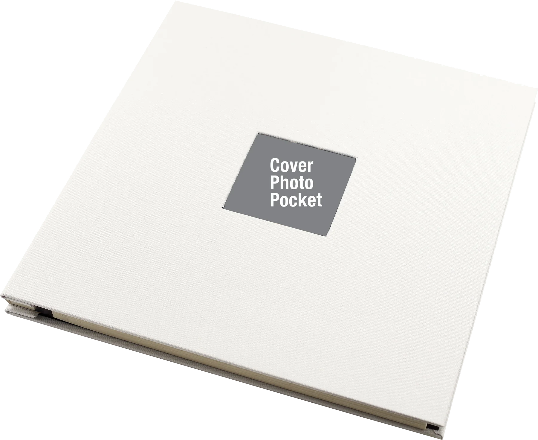 Photo Album Deluxe Holds 200 Photos White 12 1/8" x 13 1/4" by Homeportonline