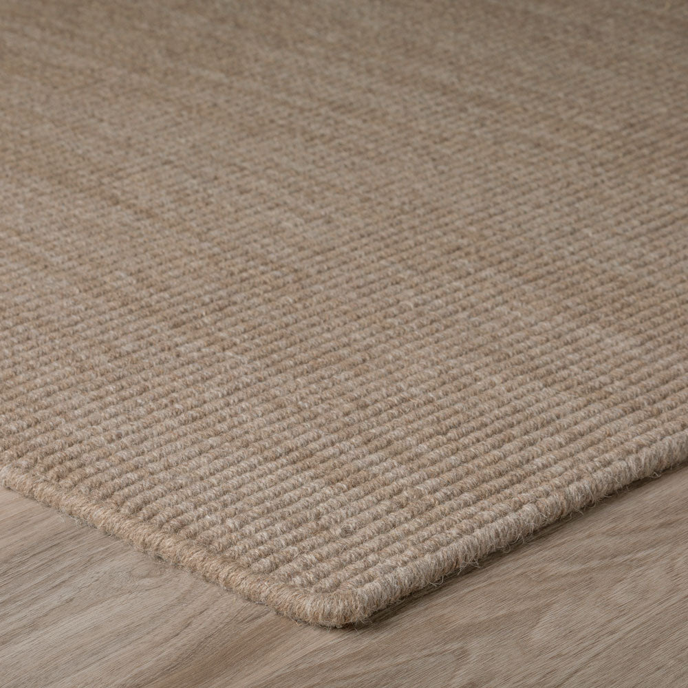 Monaco Boucle Wool Rug Mocha 5' X 7'6" by Homeportonline