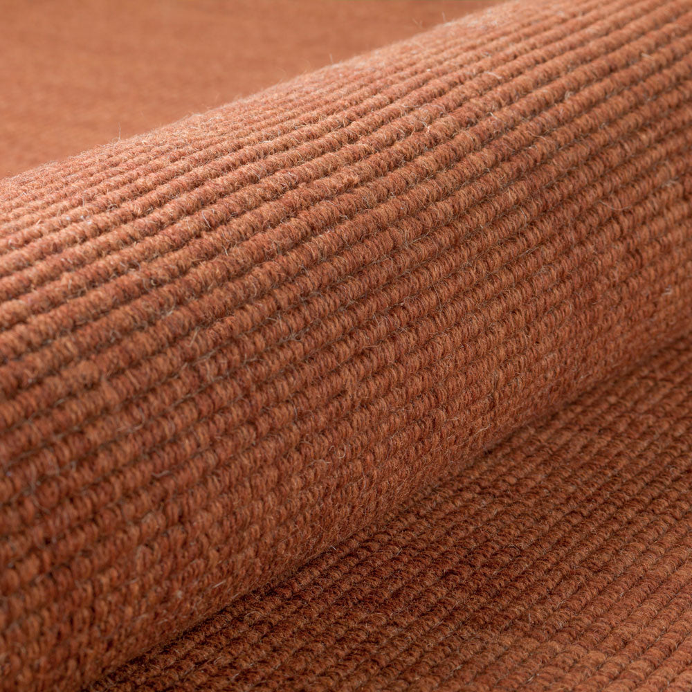 Monaco Boucle Wool Rug Paprika 3'6" x 5'6" by Homeportonline