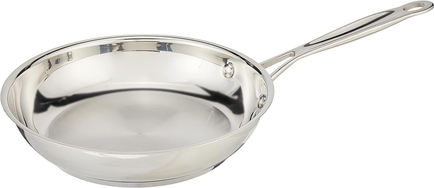 Cookware - Chefs Classic Stainless Steel Skillet 8" by Homeportonline