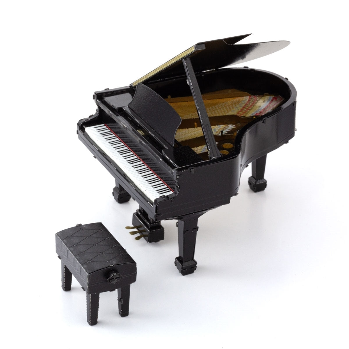 Metal Model Kit Musical Grand Piano Black by Homeportonline