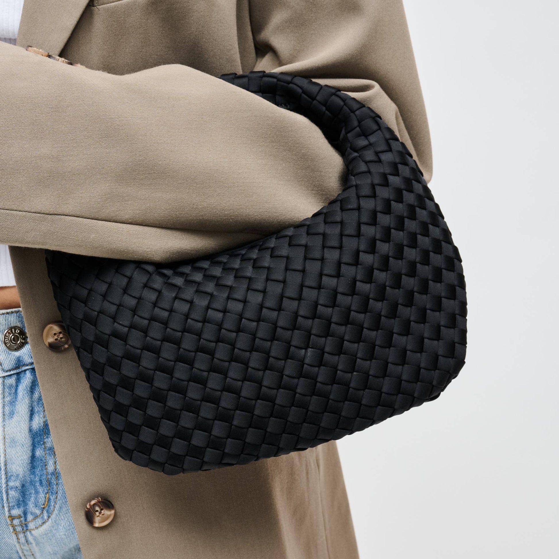 Sol & Selene Dare to Dream - Small Woven Neoprene Clutch by Dear Lucy