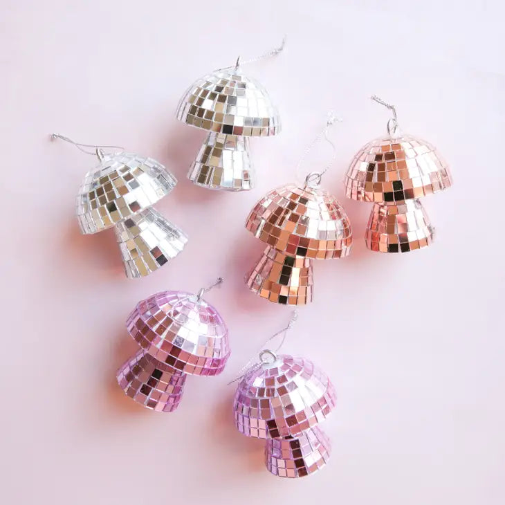 Disco Mushroom Ornament