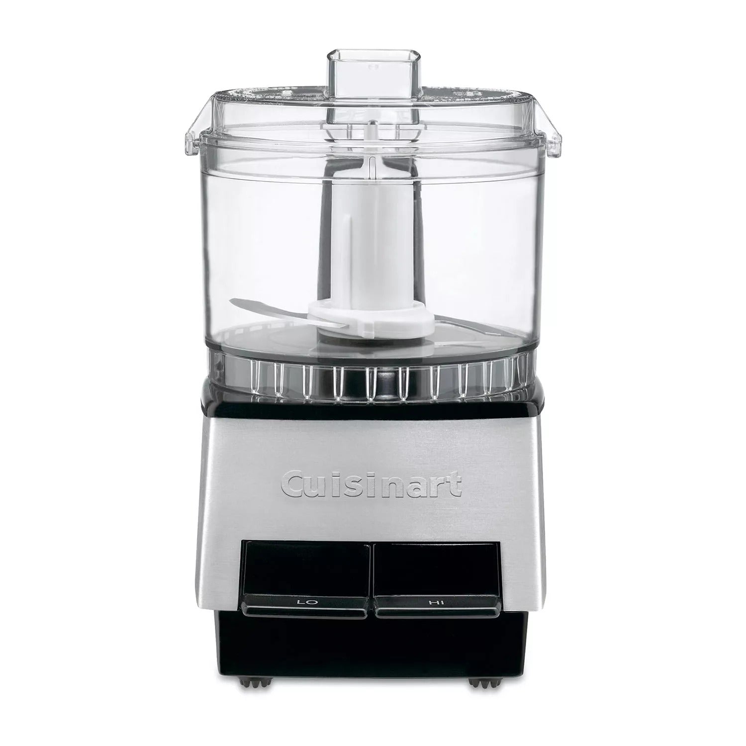 Electric Food Processor - Mini 2 Cup Brushed Chrome by Homeportonline