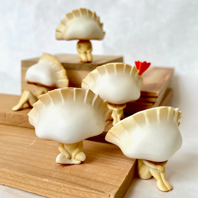 Gashapon Capsule Teen & Up Gyoza Mascot (Sold As An Individual Capsule) by Homeportonline