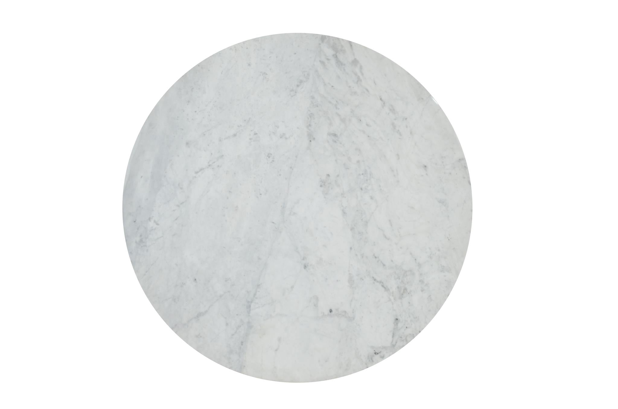 Urban Archive Rowan Marble Dining Table 42" Round by Homeportonline