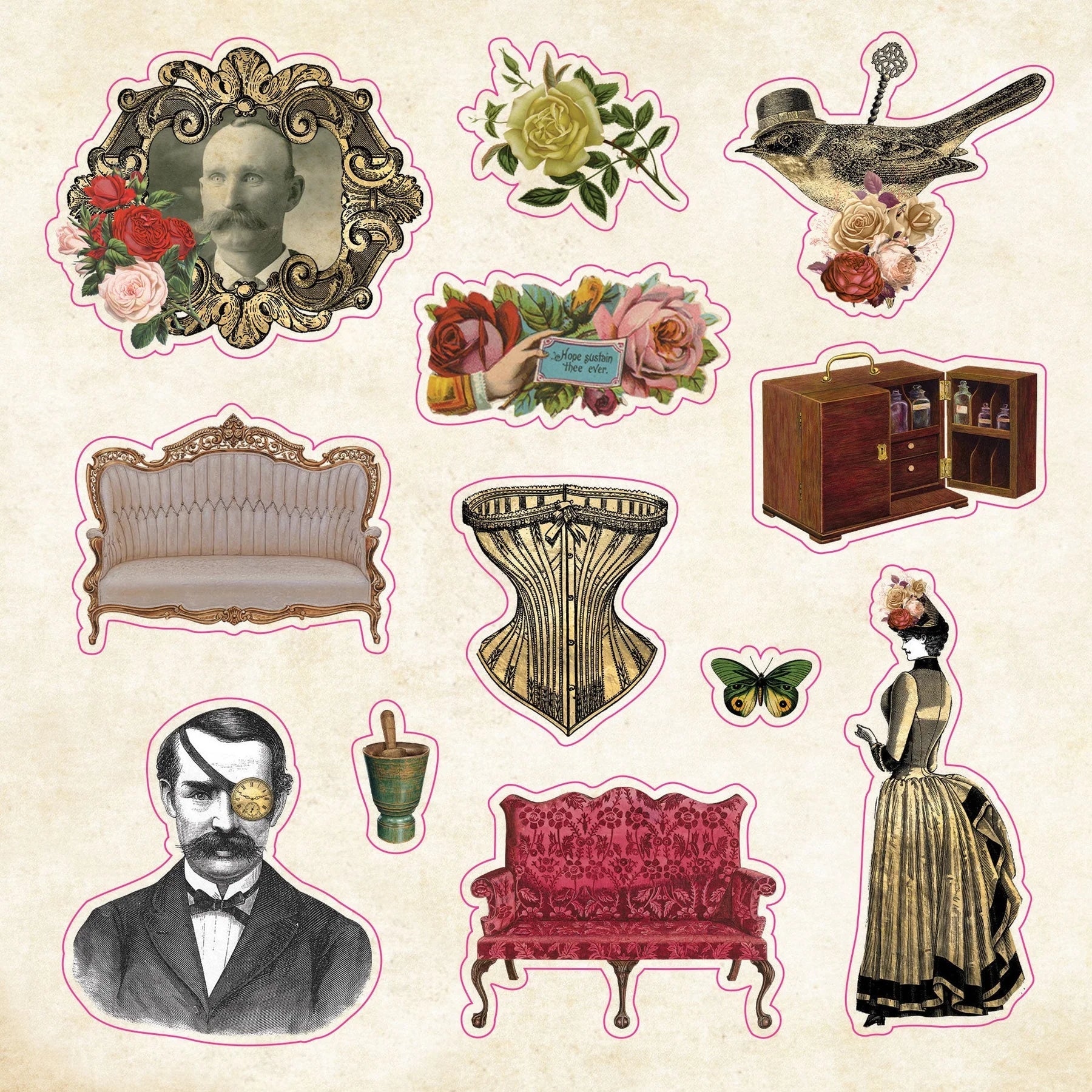 Sticker Book Curiosities by Homeportonline