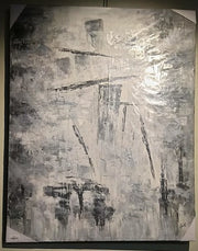 Gallery Wrap - Frozen 40x50" (100% Hand Painted) by Homeportonline