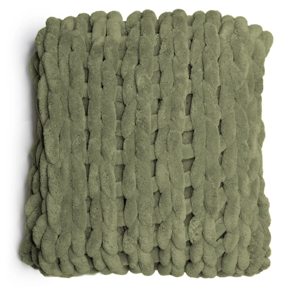 Chenille Chunky Knit Blankets
