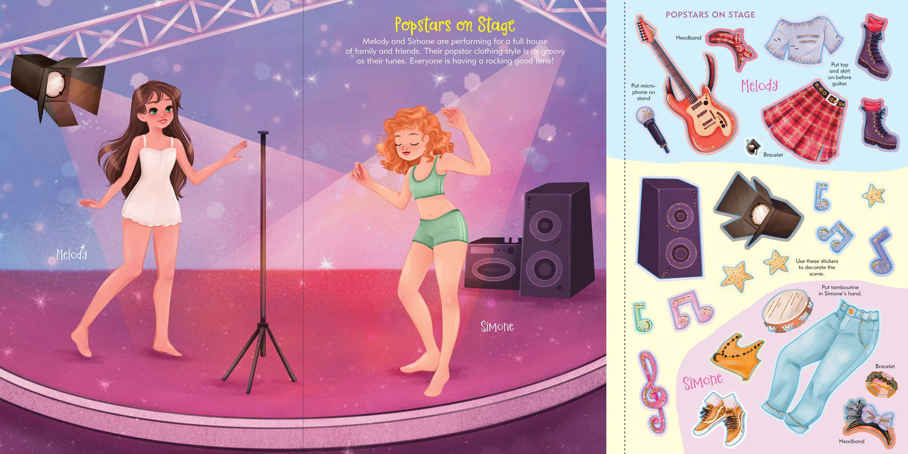 Sticker Doll Dress Up Book Fashion by Homeportonline