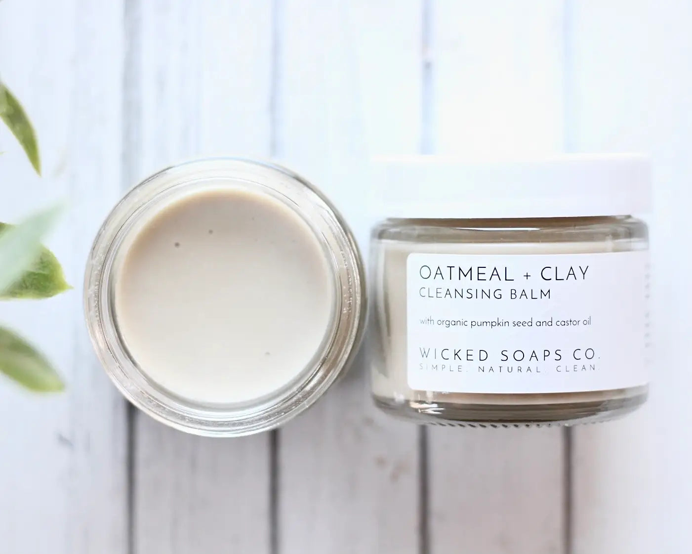 Oatmeal + Clay Cleansing Balm by Wild Lark