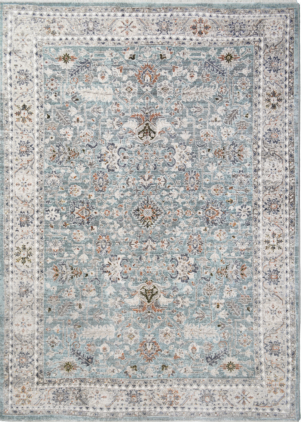 Windsor Rug Manchester Blue 5'3" x 7'3" by Homeportonline
