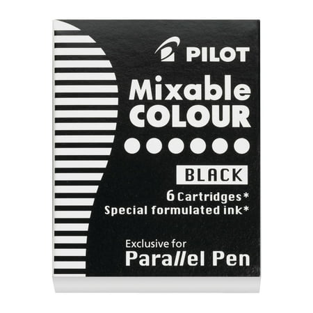 Pilot Parallel Pen Ink Refill  Black  6/Pkg.