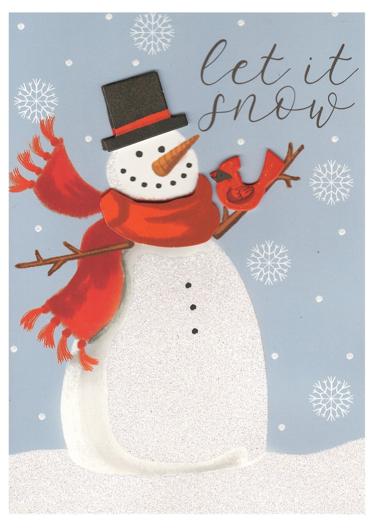 Let It Snow Handmade Snowman Card Collection