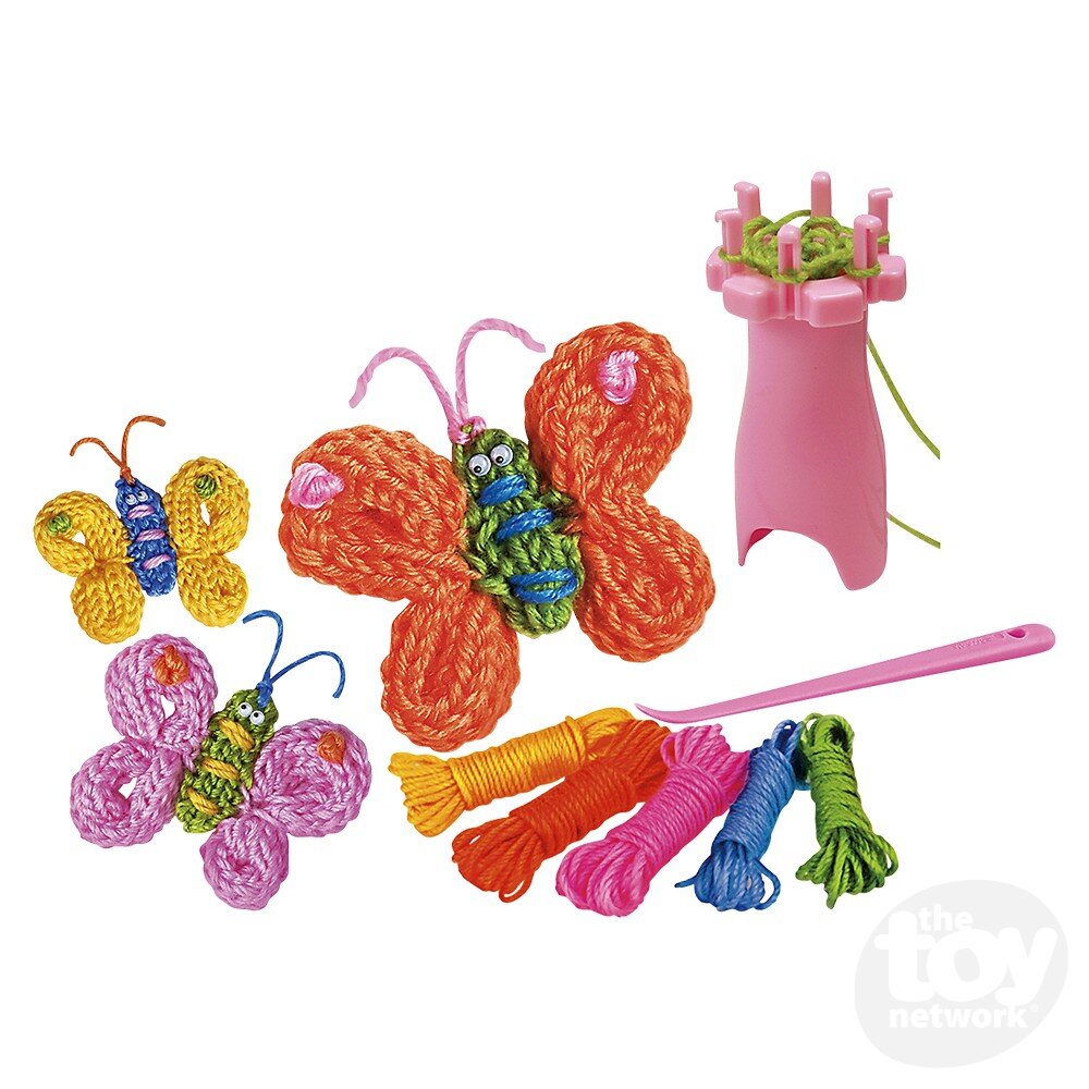 4M Little Craft French Knit Butterfly Kit by Homeportonline