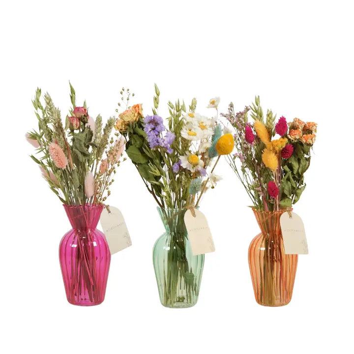 Dried Flowers in a Bottle - Pastel