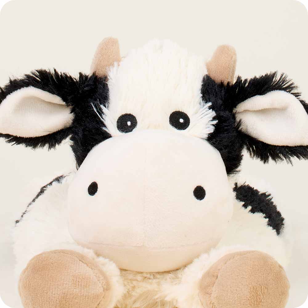Warmies Cow Laying Down Black & White by Homeportonline
