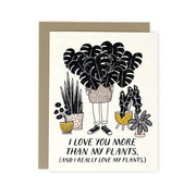 More Than My Plants Card by Wild Lark