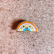Sale!Happy Rainbow Enamel Pin