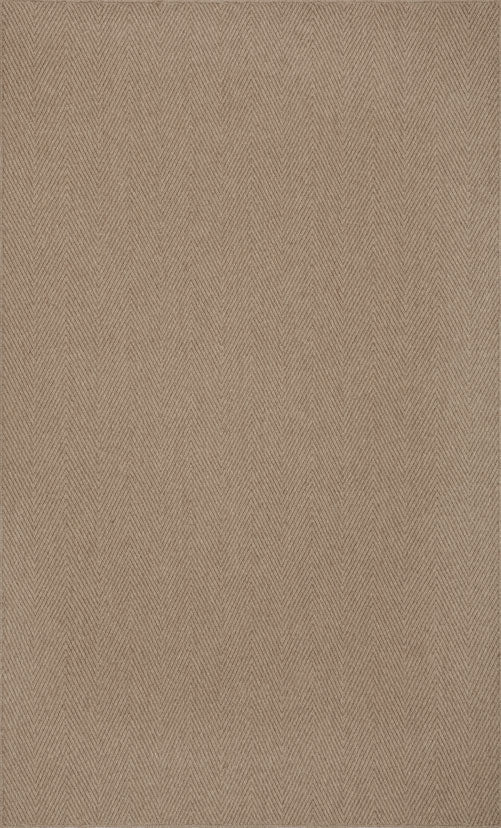 Monaco Herringbone Wool Rug Putty 2'3"X7'6" by Homeportonline