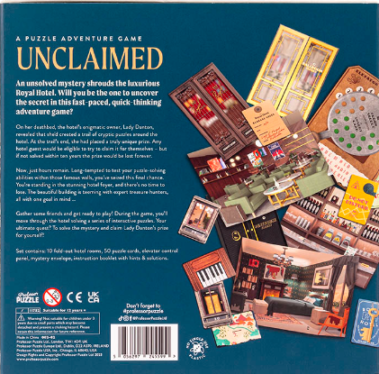 Game Puzzle Adventure Unclaimed by Homeportonline