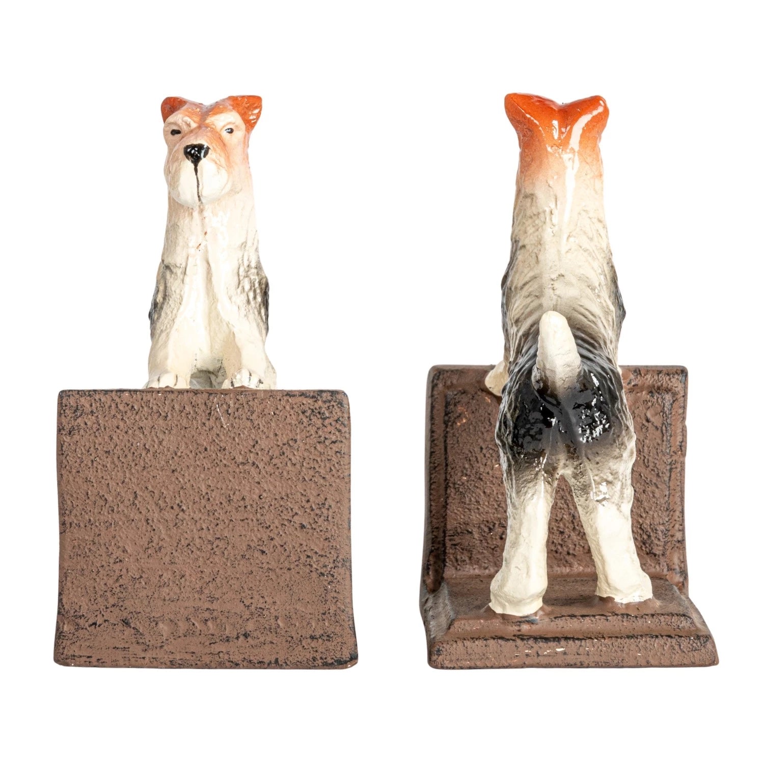 Bookends Cast Iron Jack Russell Terrier 5.75"h (Sold as Pair) by Homeportonline