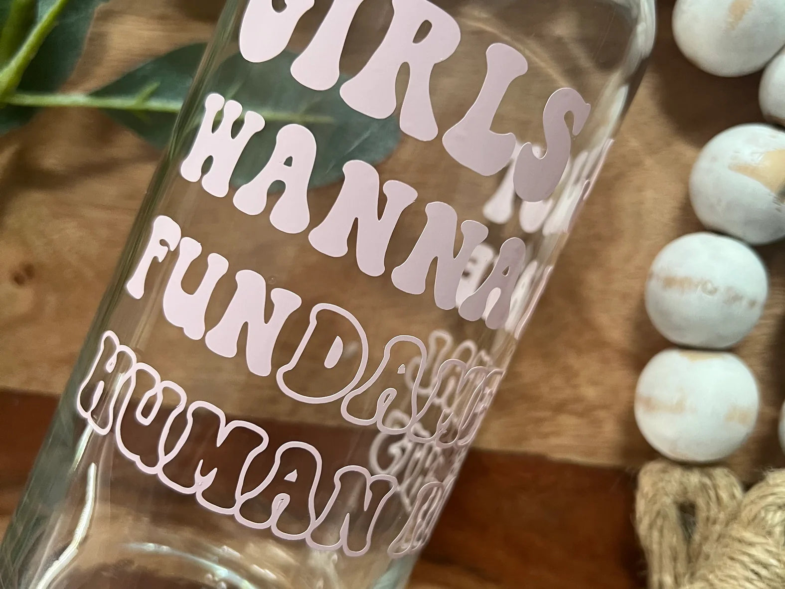 Boho Sips Glass Cups 16 oz