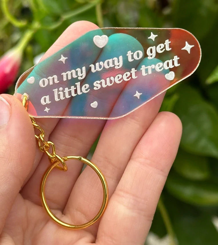 Iridescent Acrylic Keychain