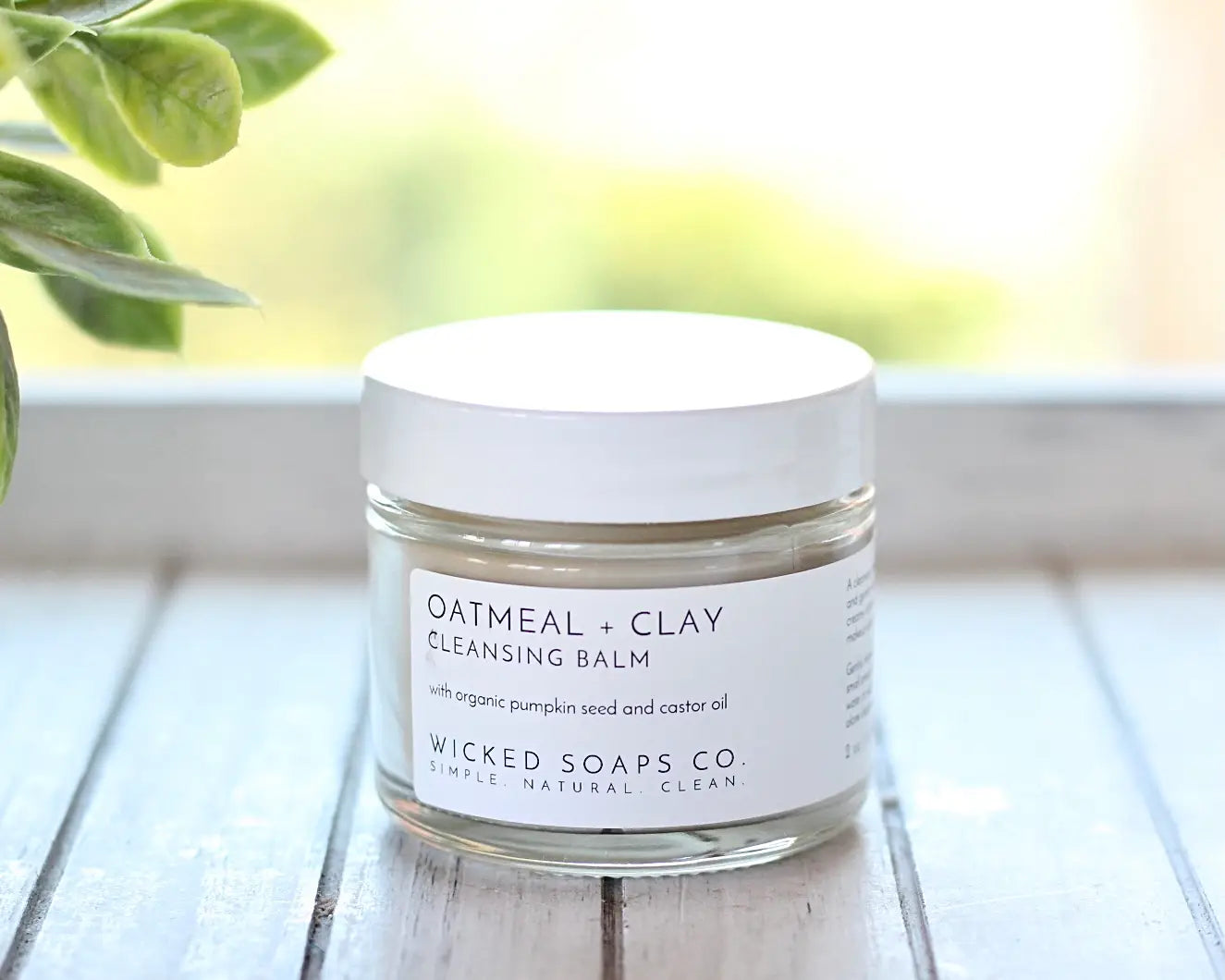 Oatmeal + Clay Cleansing Balm by Wild Lark