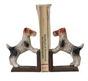 Bookends Cast Iron Jack Russell Terrier 5.75"h (Sold as Pair) by Homeportonline