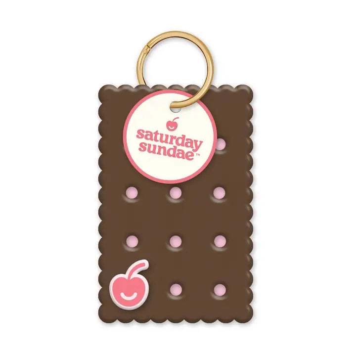 Saturday Sundae Strawberry Mini Ice Cream Sandwich Charm Note Cards