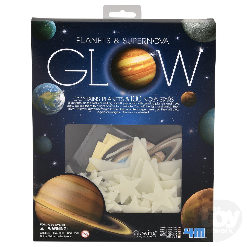 4M Glow In The Dark Planets & Supernova Kit by Homeportonline