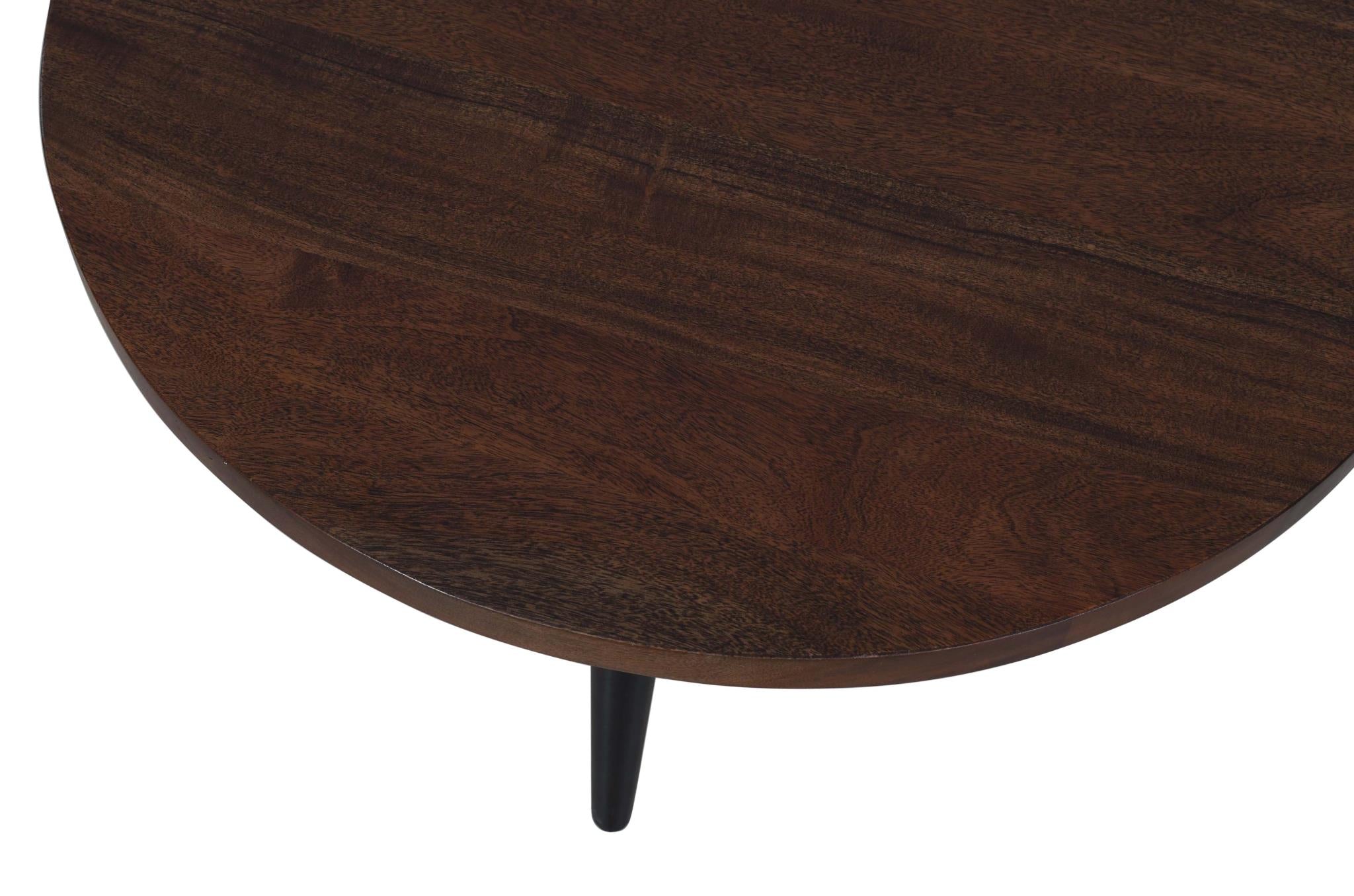 Prelude Cocktail Table Round Walnut by Homeportonline
