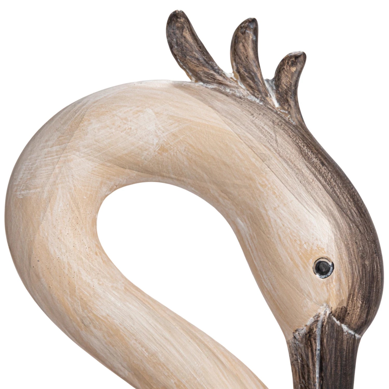 Bookends Resin Heron Shape Cream Color 10"h (Sold as Pair) by Homeportonline