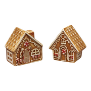 Ceramic Gingerbread House - Salt and Pepper Set