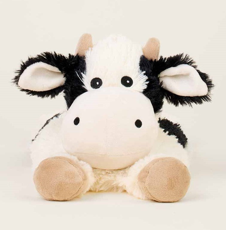 Warmies Cow Laying Down Black & White by Homeportonline