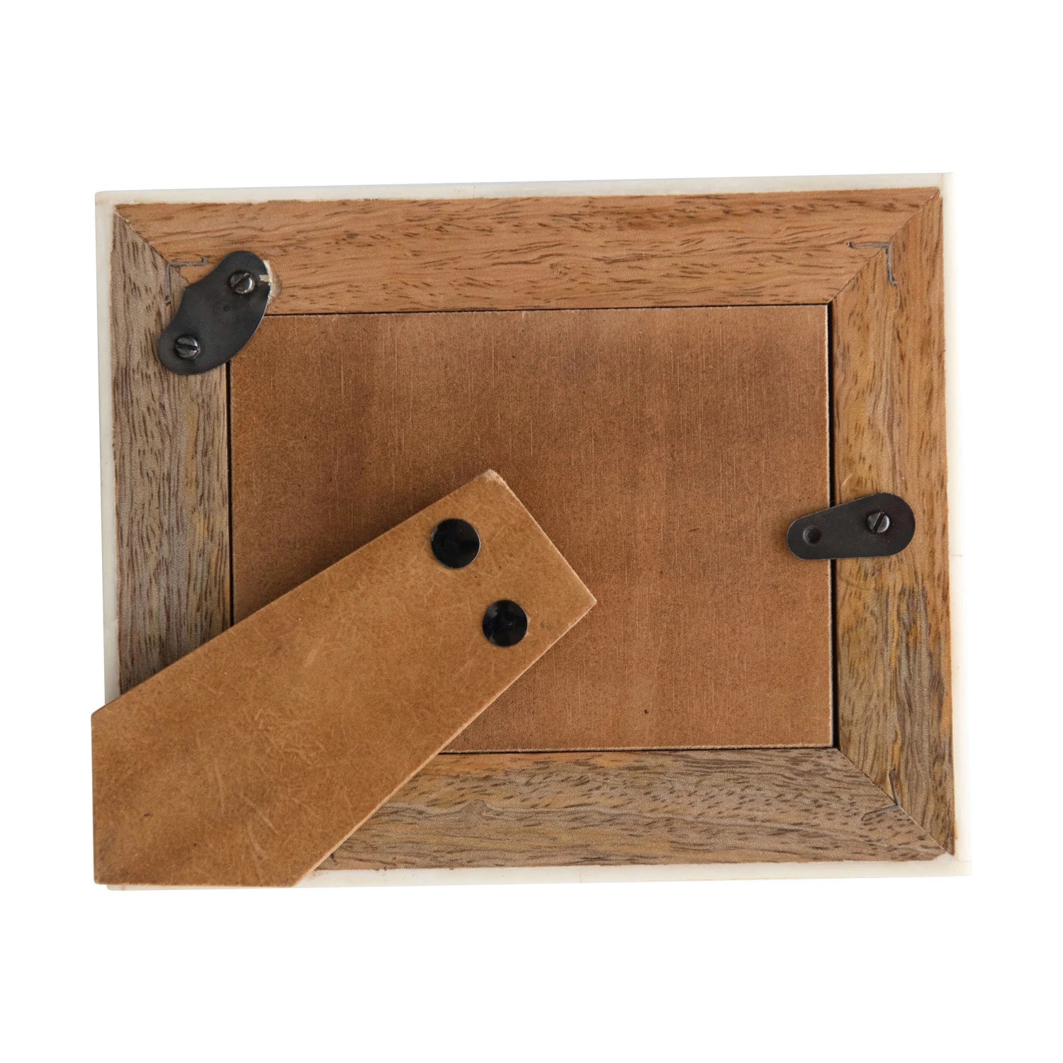 Frame Mango Wood & Bone Natural Holds 2.75"x 3.75" by Homeportonline