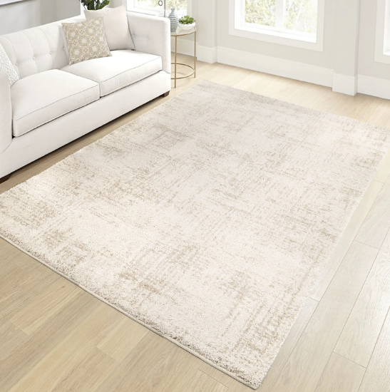 Nirvana Zion Rug Soft White 5'3" x 7'1" by Homeportonline