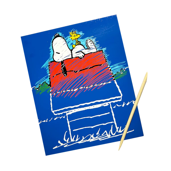 Ooly x Peanuts Scratch Art Kit 13 pc Set by Homeportonline