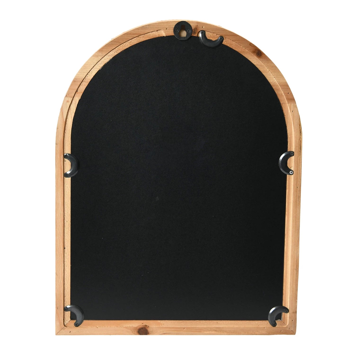 Mirror Rattan Wrapped Wood Arched 17.25"h by Homeportonline