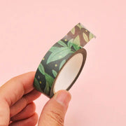 Midnight Leaves Washi Tape