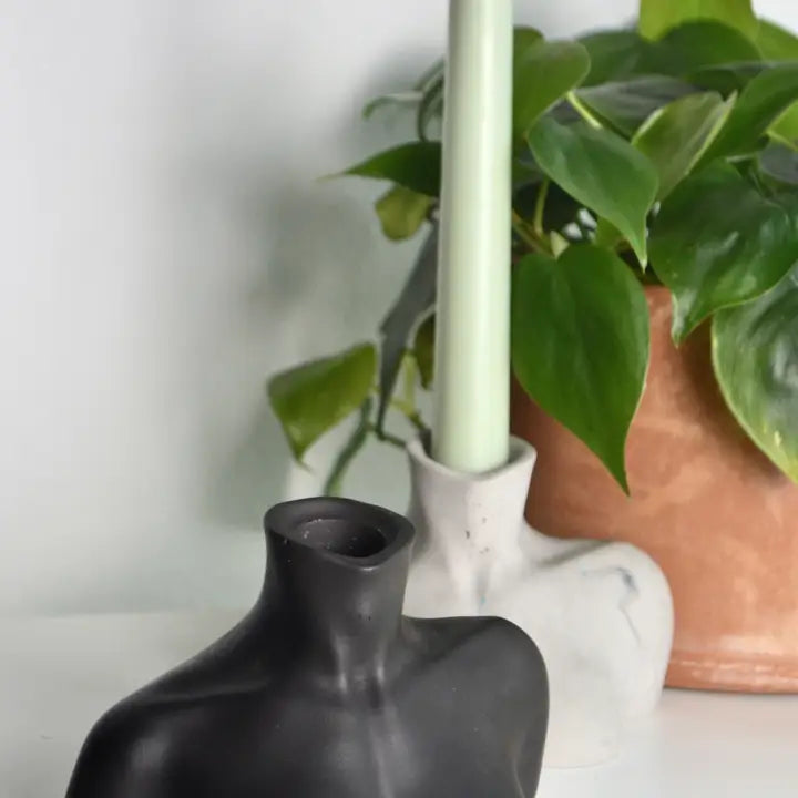 Female Torso Candle Holder / Airplant Holder