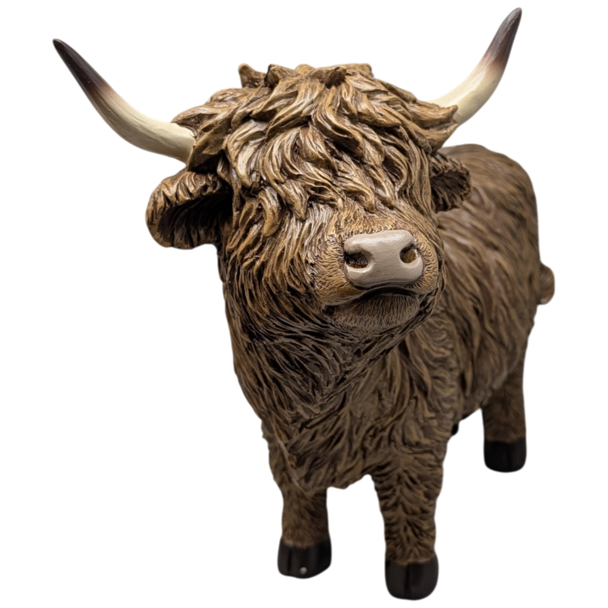 Magnesium Holiday Highland Cow - Small (16 inch)